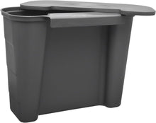 تحميل الصورة في عارض المعرض، Gray plastic bin with a lid on a white background
