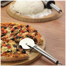 تحميل الصورة في عارض المعرض، Pizza Slicer - Stainless Steel Pizza Wheel Cutter Non- Grip Handle Easy to Clean Slicer for Cutting Pizzas Pies and More and Tarnish Resistant Kitchen Tool
