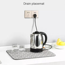 Load image into Gallery viewer, Dish Drying Mat - Super Absorbent Microfiber - Dual sided ( 55 x 40 cm ) Large
