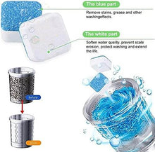 Load image into Gallery viewer, Washing Machine Cleaning Tablets | Deodorizer for Front and Top Loading Machines - Pack of 12
