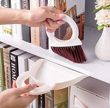 Load image into Gallery viewer, Plastic Cleaning Broom Brush &amp; Dustpan Set Desktop Broom Sweep Cleaning Brush Dust Pan Car Keyboard Cleaning Household
