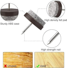 Load image into Gallery viewer, Nail-On Felt Furniture Pads, 3 cm – 15 Pieces
