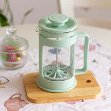تحميل الصورة في عارض المعرض، Coffee Press, Stainless Steel Tea Maker, Hand Brewed Coffee Pot, French Filter Pressure Pot, Translucent High Boricc Acid Glass Body, Three Layers of Filters, High Temperature Resistant
