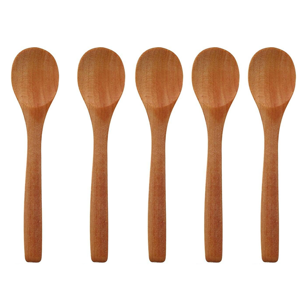 Wooden Spoons 5 Pcs- (13.0 x 0.50 cm)