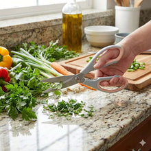 Load image into Gallery viewer, Scissors - Heavy Duty Stainless Steel Scissors, Multi-purpose Ultra Sharp Scissors Utility Food Scissors for Chicken, Poultry, Fish, Herbs
