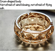 Load image into Gallery viewer, 1 Pcs Portable Modern Ashtray - Geometry Crystal Glass for Cigarettes - 12 * 5 cm
