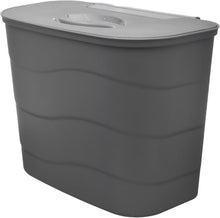 تحميل الصورة في عارض المعرض، Gray storage bin with a lid on a white background
