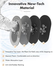 Load image into Gallery viewer, Anti-Slip Mats - Non-Slip Rubber Bathroom Mat  - Oval Shape ( 38 x 57 cm ) Light Grey
