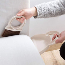 Load image into Gallery viewer, Plastic Cleaning Broom Brush &amp; Dustpan Set Desktop Broom Sweep Cleaning Brush Dust Pan Car Keyboard Cleaning Household
