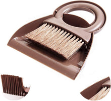 Load image into Gallery viewer, Plastic Cleaning Broom Brush &amp; Dustpan Set Desktop Broom Sweep Cleaning Brush Dust Pan Car Keyboard Cleaning Household
