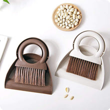 Load image into Gallery viewer, Plastic Cleaning Broom Brush &amp; Dustpan Set Desktop Broom Sweep Cleaning Brush Dust Pan Car Keyboard Cleaning Household
