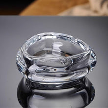 Load image into Gallery viewer, 1 Pcs Portable Modern Ashtray - Clear Crystal Glass Smooth for Cigarettes - 11 * 6 cm
