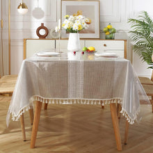 Load image into Gallery viewer, Tablecloth - Transparent Clear PE Tablecloths Protector Waterproof/Oil-Proof Table Cover ( 152 x 228 cm )
