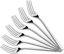 Load image into Gallery viewer, 6-Piece Stainless Steel Dinner Forks - 20.5 cm
