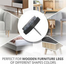 Load image into Gallery viewer, Nail-On Felt Furniture Pads, 3 cm – 15 Pieces
