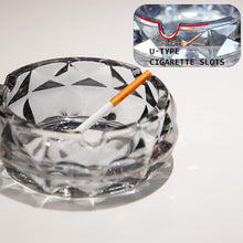 Load image into Gallery viewer, 1 Pcs Portable Modern Ashtray - Geometry Crystal Glass for Cigarettes - 12 * 5 cm

