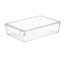 Load image into Gallery viewer, Multifunctional Acrylic Refrigerator Organizer Bin with Lid (4.5 Liters)
