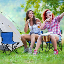 Load image into Gallery viewer, 1 Portable Folding Camping Chair with Carry Bag | Compact &amp; Lightweight Outdoor Seat for Picnics, Fishing &amp; Beach
