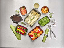 Load image into Gallery viewer, 950 ml Food Storage Container - Fresh Lock Stainless Steel Storage Box with Lid
