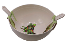 Load image into Gallery viewer, Large Salad &amp; Fruits Serving Bowl Set with Spoon &amp; Fork for Mixing Salad, Fruit &amp; Pasta - 5.5 Liter Salad Bowl
