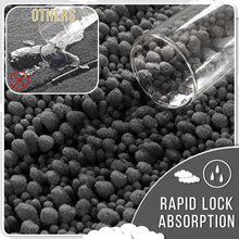 تحميل الصورة في عارض المعرض، Black absorbent beads with a glass tube and 'Others' inset showing a crossed-out figure.
