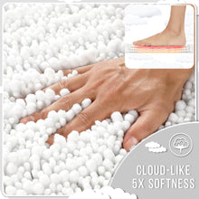 تحميل الصورة في عارض المعرض، Hand pressing into soft white foam with cloud-like texture and '5x Softness' label.
