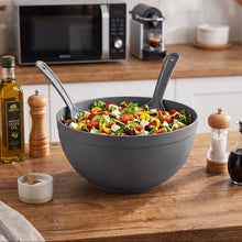 تحميل الصورة في عارض المعرض، Salad Bowl Set 5.5L | Large Mixing Bowl with Servers
