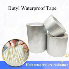 تحميل الصورة في عارض المعرض، Butyl waterproof tape with a close-up of hands applying it, on a white background.
