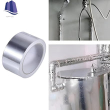 Load image into Gallery viewer, Silver insulation tape on a white background with additional usage examples.
