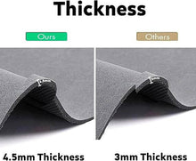 Load image into Gallery viewer, Comparison of thickness between anti-slip mats: 4.5mm thickness on left and 3mm thickness on right.
