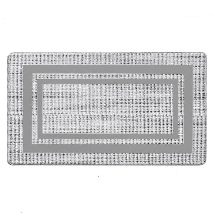 Rectangular mat with a double border on a white background