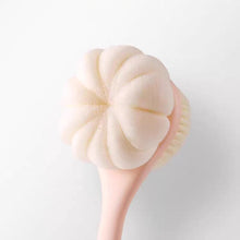 Load image into Gallery viewer, Beige bath brush with a white background
