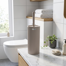 Load image into Gallery viewer, Bathroom Accessories Set - Toilet Brush and Holder (Stripped) - Solid Frame

