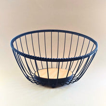 Load image into Gallery viewer, Bowls - Metal &amp; Wood Modern Decorative Fruit Bowl - 28.0 cm
