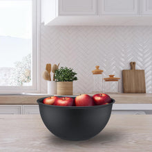 Load image into Gallery viewer, Black bowl with apples on a kitchen counter
