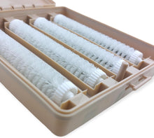 تحميل الصورة في عارض المعرض، Roller brushes in a plastic case on a white background
