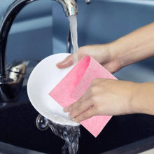 Load image into Gallery viewer, Cleaning Cloth/Sponge - Oil Cloth Roll – 25 Pcs Multipurpose &amp; Disposable | 25 x 25 cm
