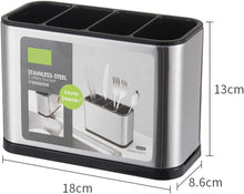 Load image into Gallery viewer, Cutlery Holder - Stainless Steel Utensil Organizer
