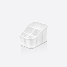 Load image into Gallery viewer, White rectangular container with compartments on a white background
