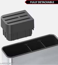 Load image into Gallery viewer, Black detachable container and silver base with 'Fully Detachable' text on a white background
