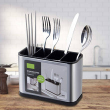 تحميل الصورة في عارض المعرض، Stainless Steel Cutlery Holder | Utensil Organizer
