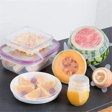 Load image into Gallery viewer, Silicone Stretch Lids - Set of 6 Silicone Lids
