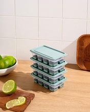 Load image into Gallery viewer, Ice Cube Tray Mini with Removable Cover and silicon bottom
