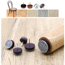 Load image into Gallery viewer, Felt Furniture Pads - Nail-on Slider Glide Pad - Floor Protector for Wooden Furniture (20 Pcs x 2.0 cm Diameter)
