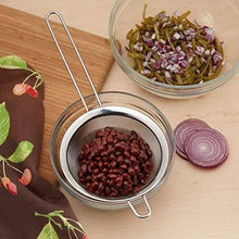 Load image into Gallery viewer, Fine Mesh Strainers with Long Handle - 3 Sizes Stainless Steel Colander
