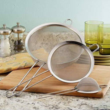 Load image into Gallery viewer, Fine Mesh Strainers with Long Handle - 3 Sizes Stainless Steel Colander
