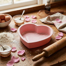 تحميل الصورة في عارض المعرض، Pink heart-shaped tray on a white background
