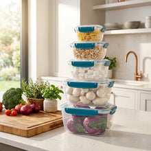 تحميل الصورة في عارض المعرض، Sealed Food Storage Containers Set of 5 | 550ml to 5000ml
