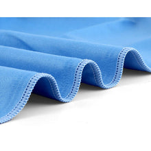 Load image into Gallery viewer, Blue fabric with a textured edge on a white background
