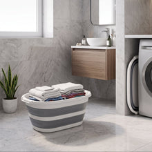 تحميل الصورة في عارض المعرض، Collapsible Laundry Basket 38L | Large Foldable Hamper
